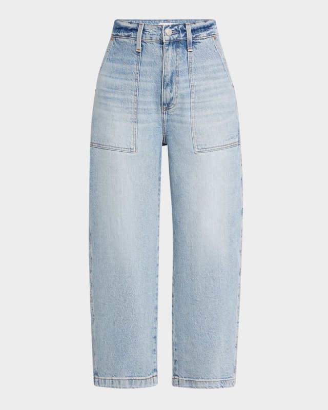 Turner Cropped Barrel Jeans